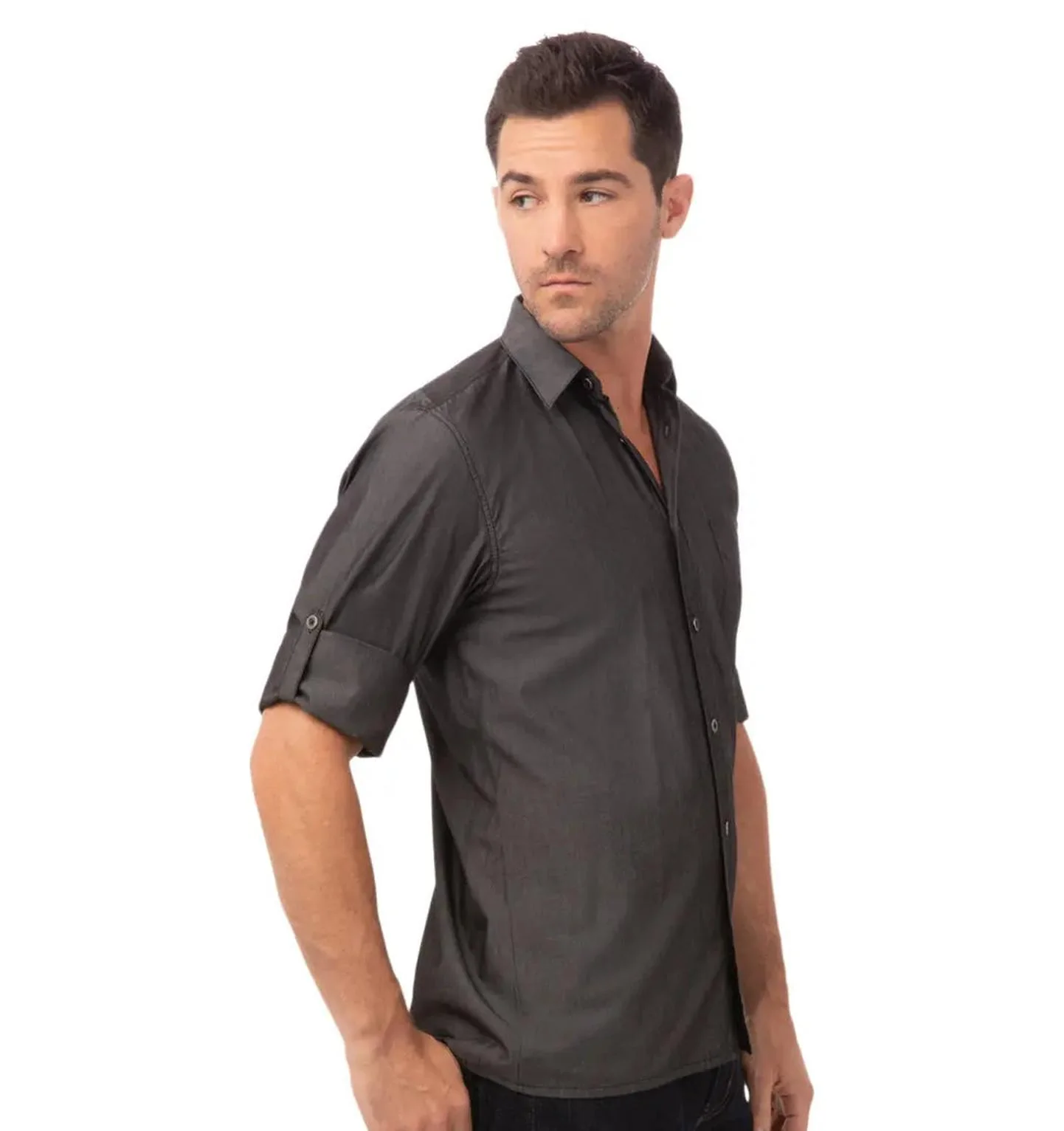 Chef Works Detroit Denim Work Shirt