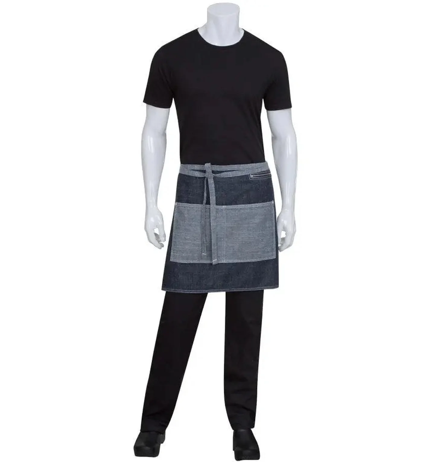 Chef Works Manhattan Half Bistro Apron - Image 2
