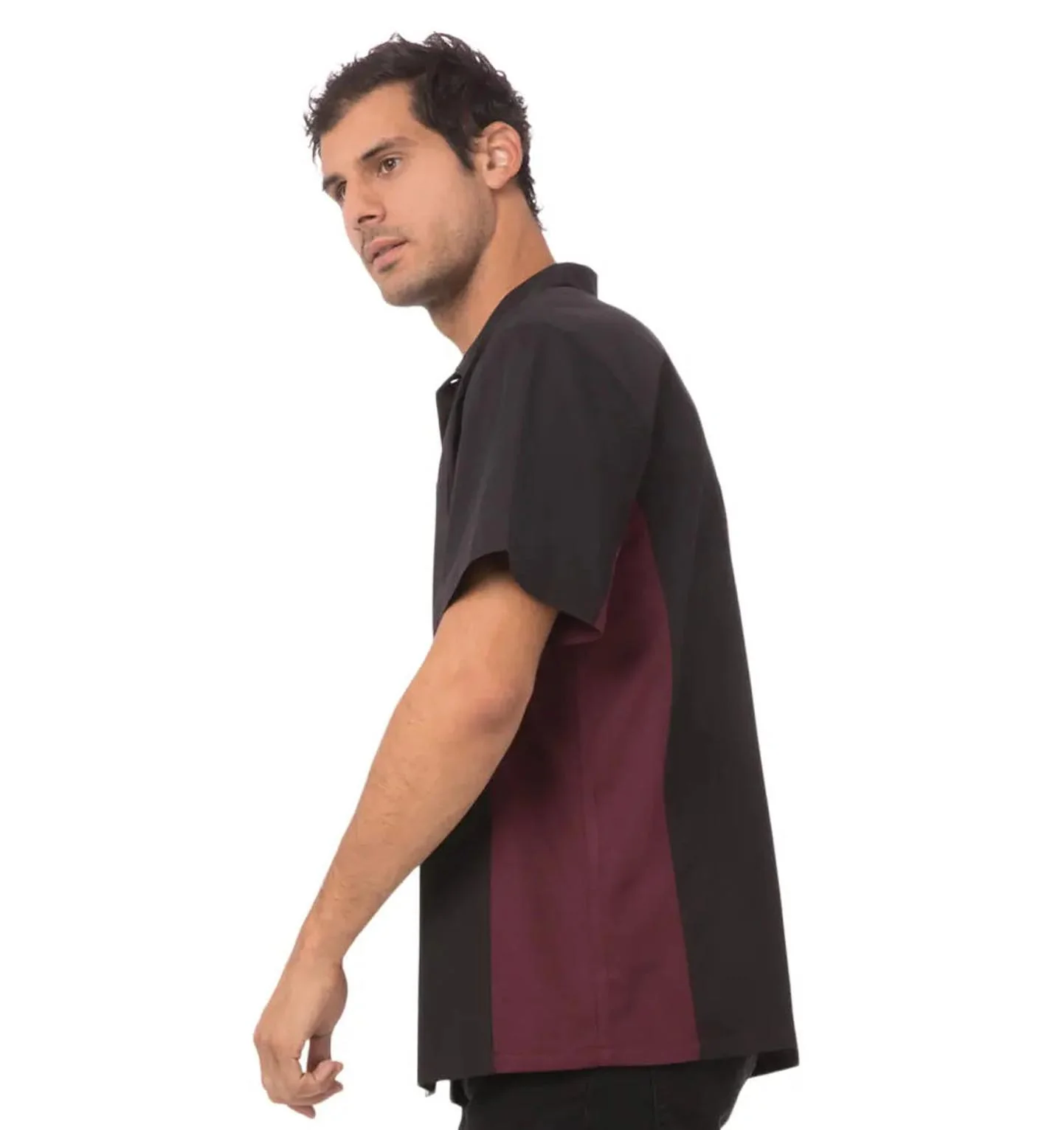 Chef Works Men's Universal Contrast Shirt - Image 4