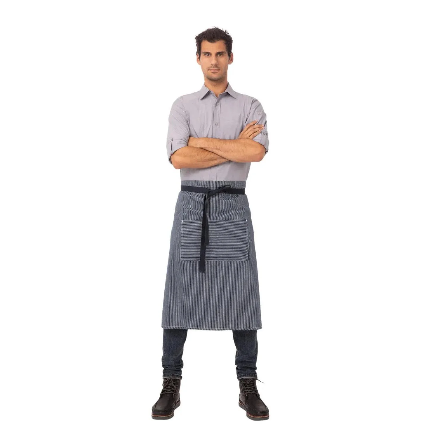 Chef Works Portland Denim Bistro Apron - Image 3