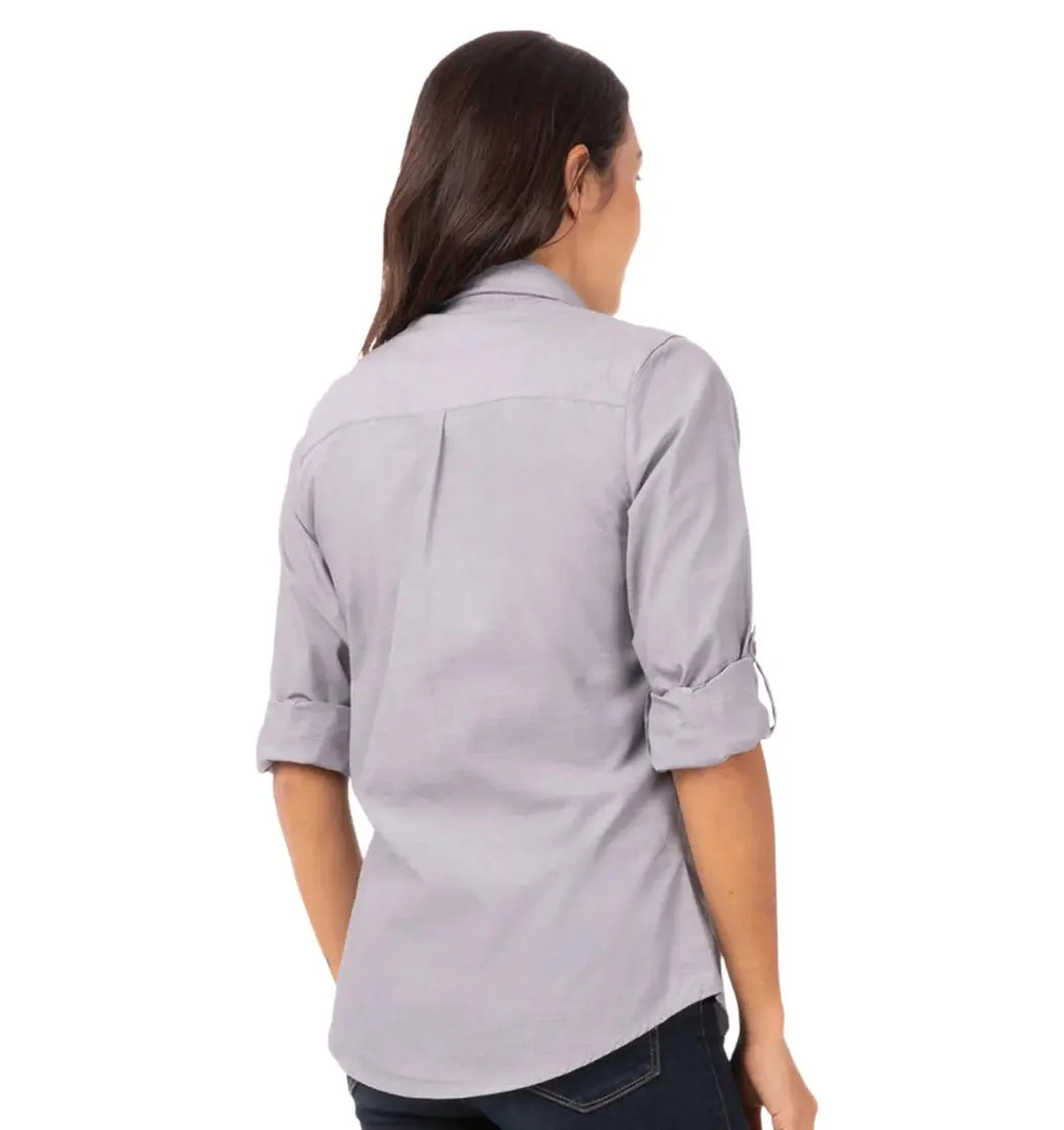 Chef Works Women's Chambray Dress Shirt - Image 2