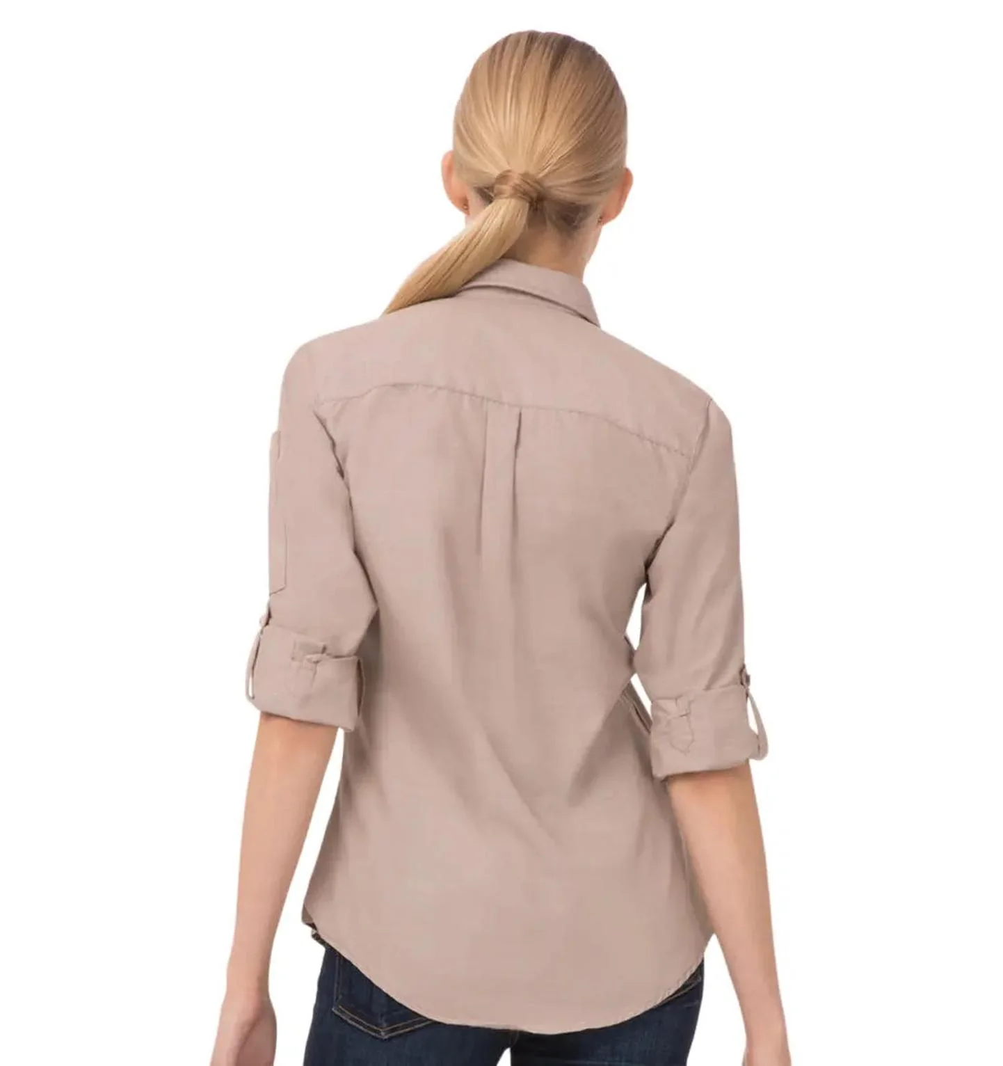Chef Works Women's Chambray Dress Shirt - Image 4