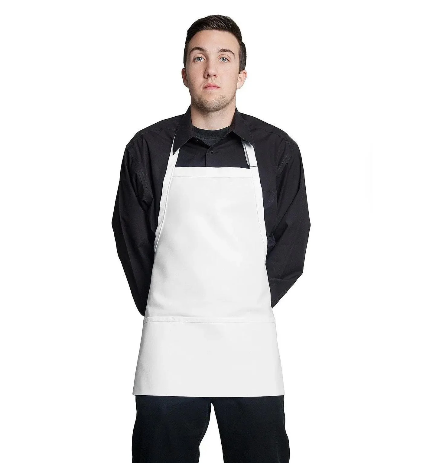 Fiumara Apparel Bib Apron 24"L X 28" W - Image 3