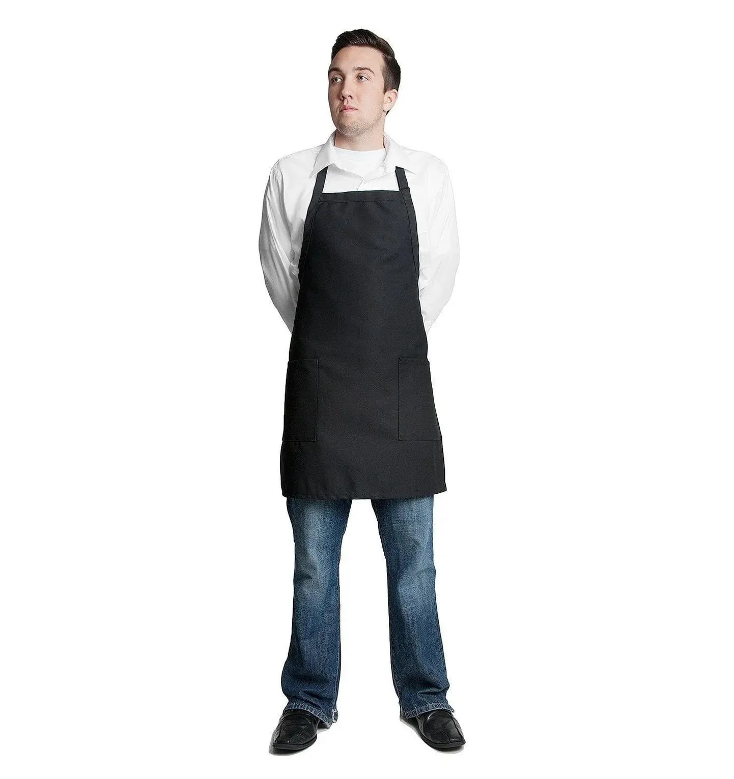 Fiumara Apparel Bib Apron 30"L x 24"W - Image 3