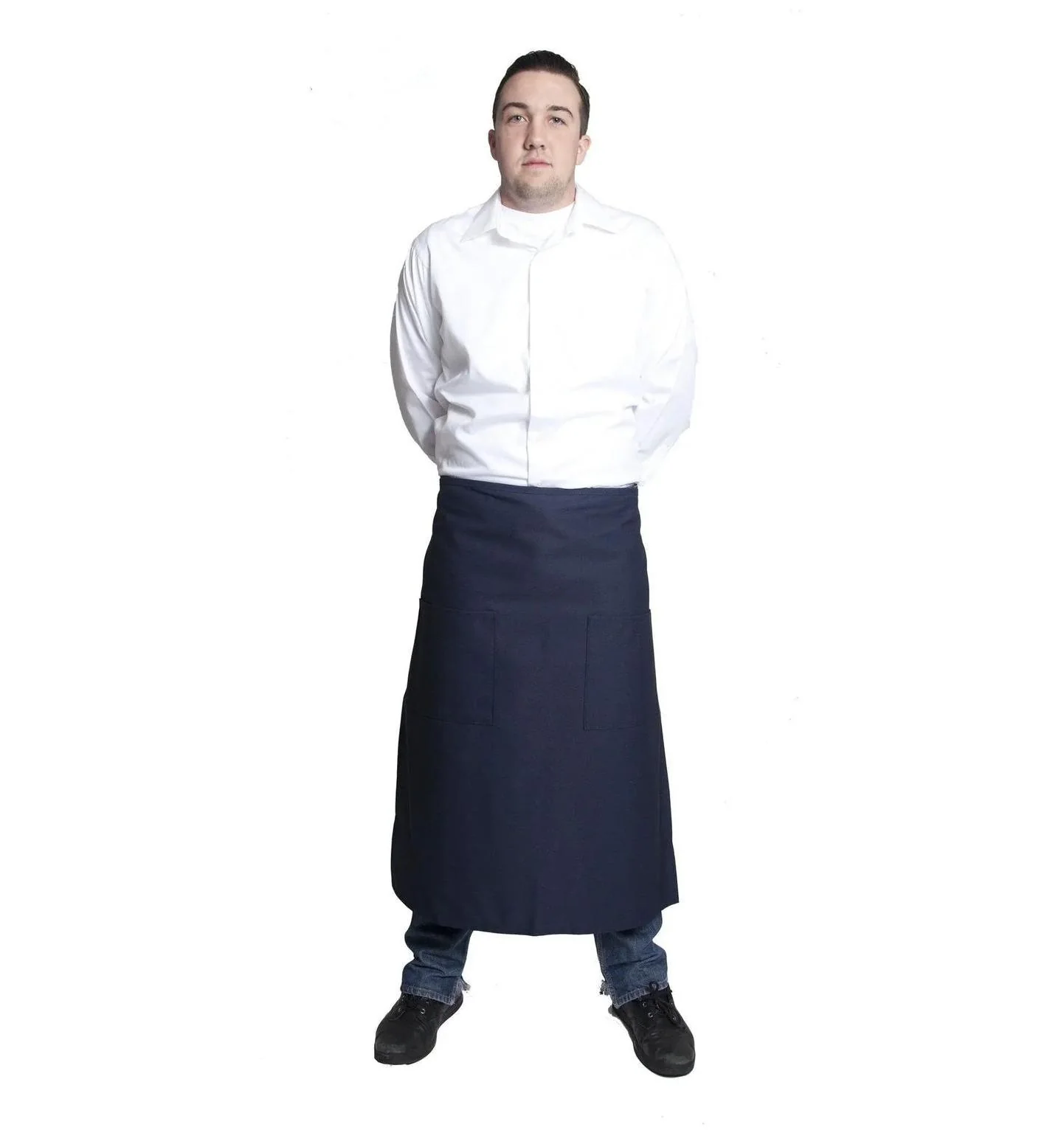 Fiumara Apparel Full Bistro Apron 32"L x 28"W - Image 3