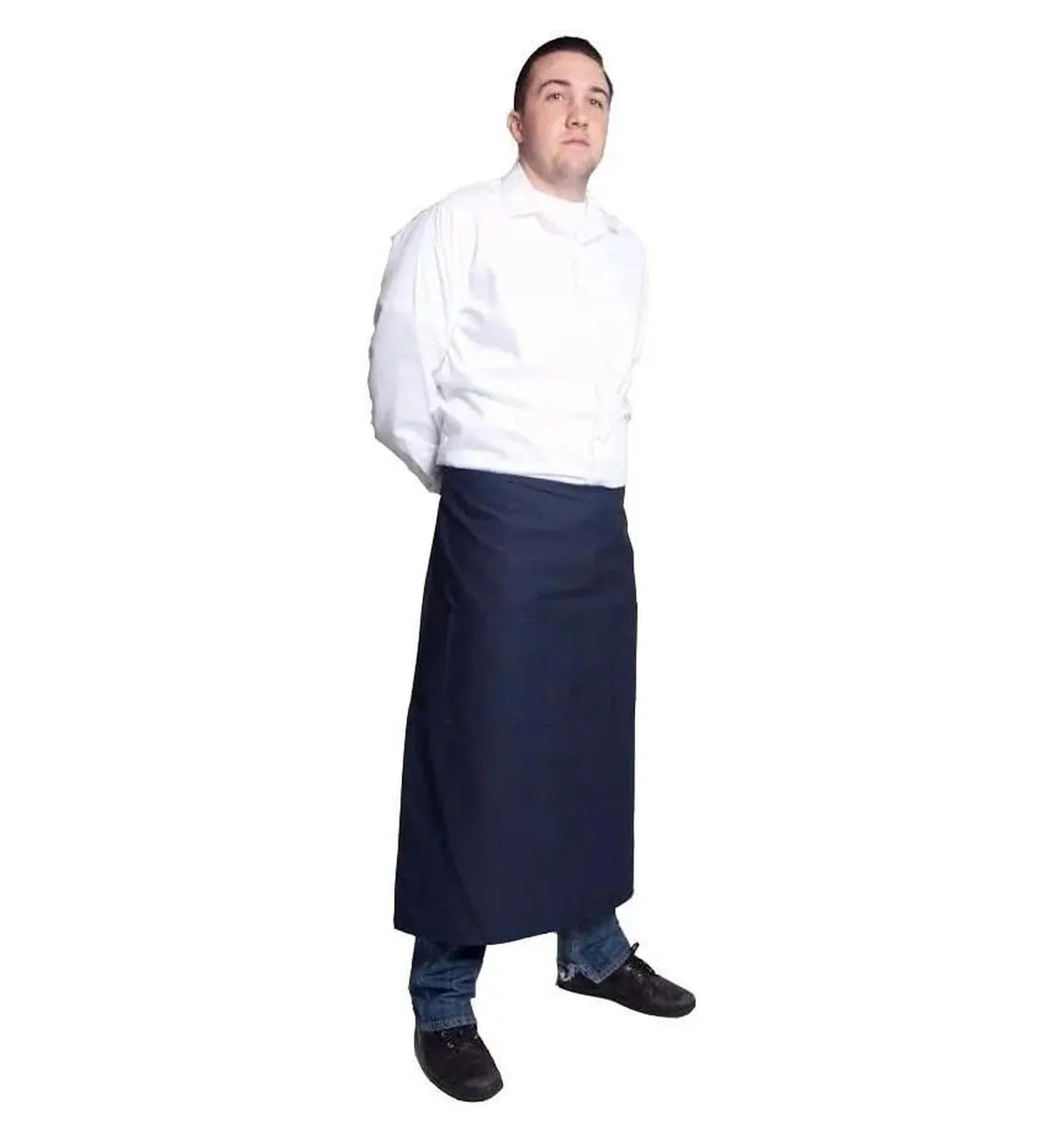 Fiumara Apparel Full Bistro Apron 32"L x 28"W - Image 4