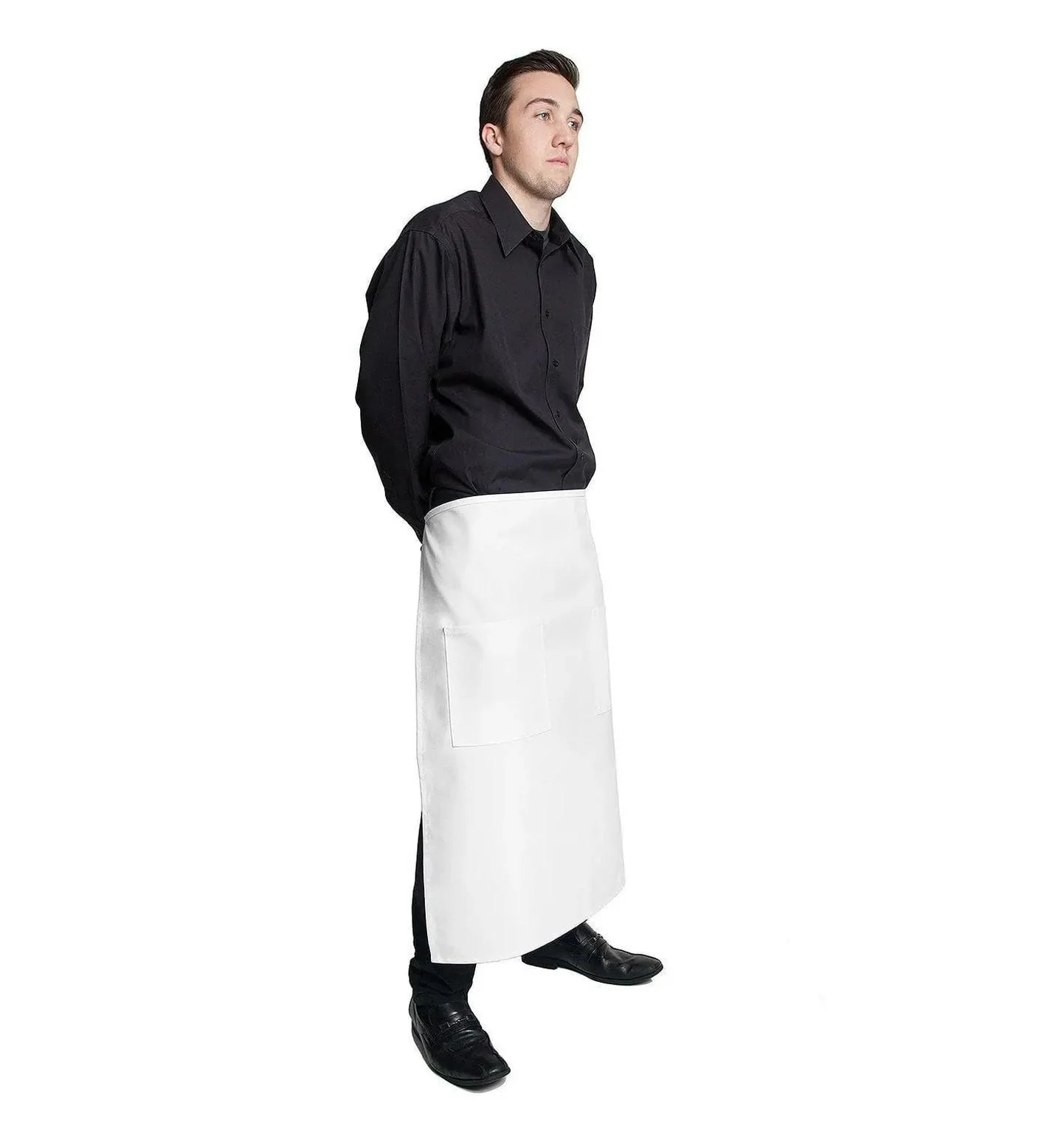 Fiumara Apparel Full Bistro Apron 32"L x 28"W - Image 8