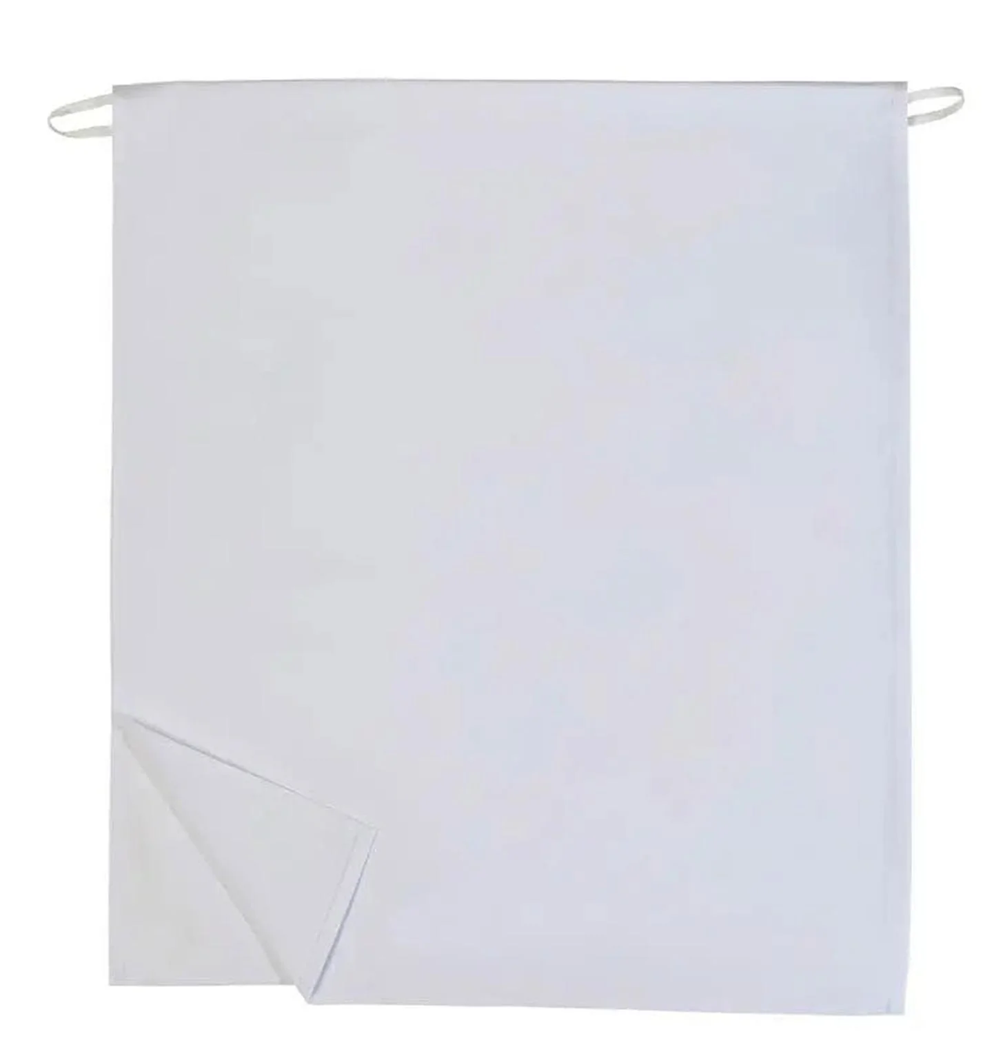 Fiumara Apparel White 4-Way Waist Apron 32"L by 30"W - Image 3