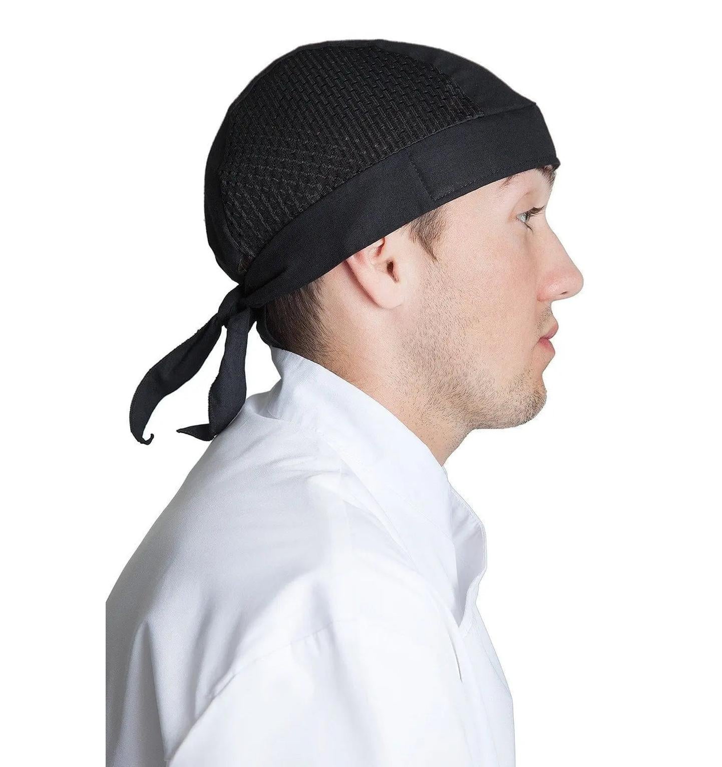 Fiumara Apparel Vented Chef Head Wrap - Image 4
