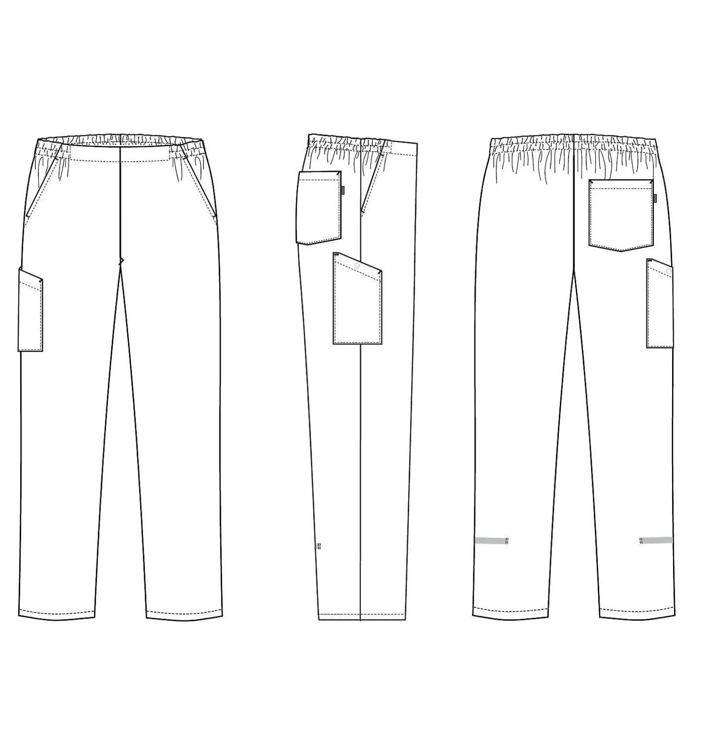 Kentaur 16219 Unisex Chef Pant - Image 4