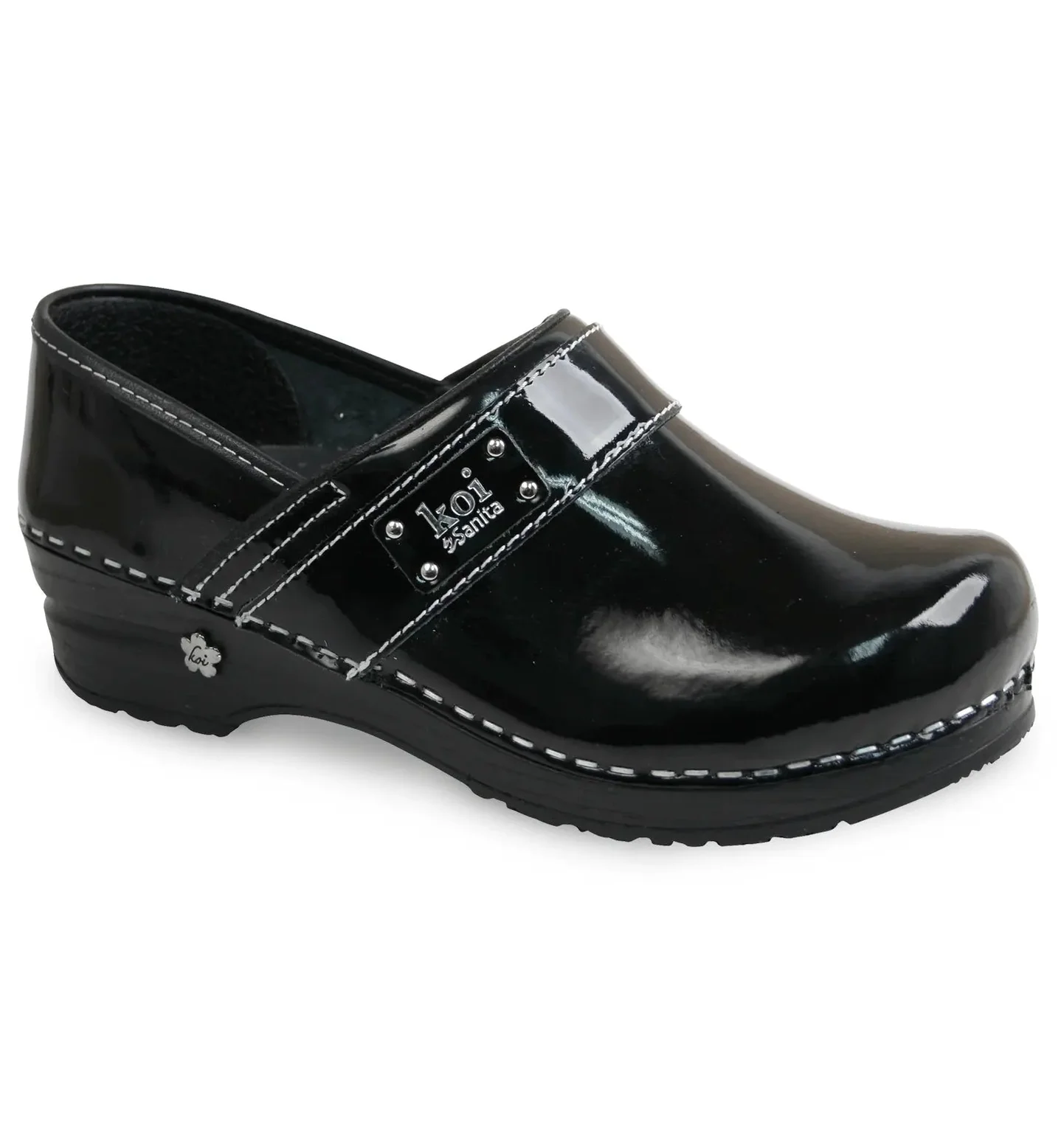Sanita Lindsey  Patent Leather Women's Chef Clog - Image 3